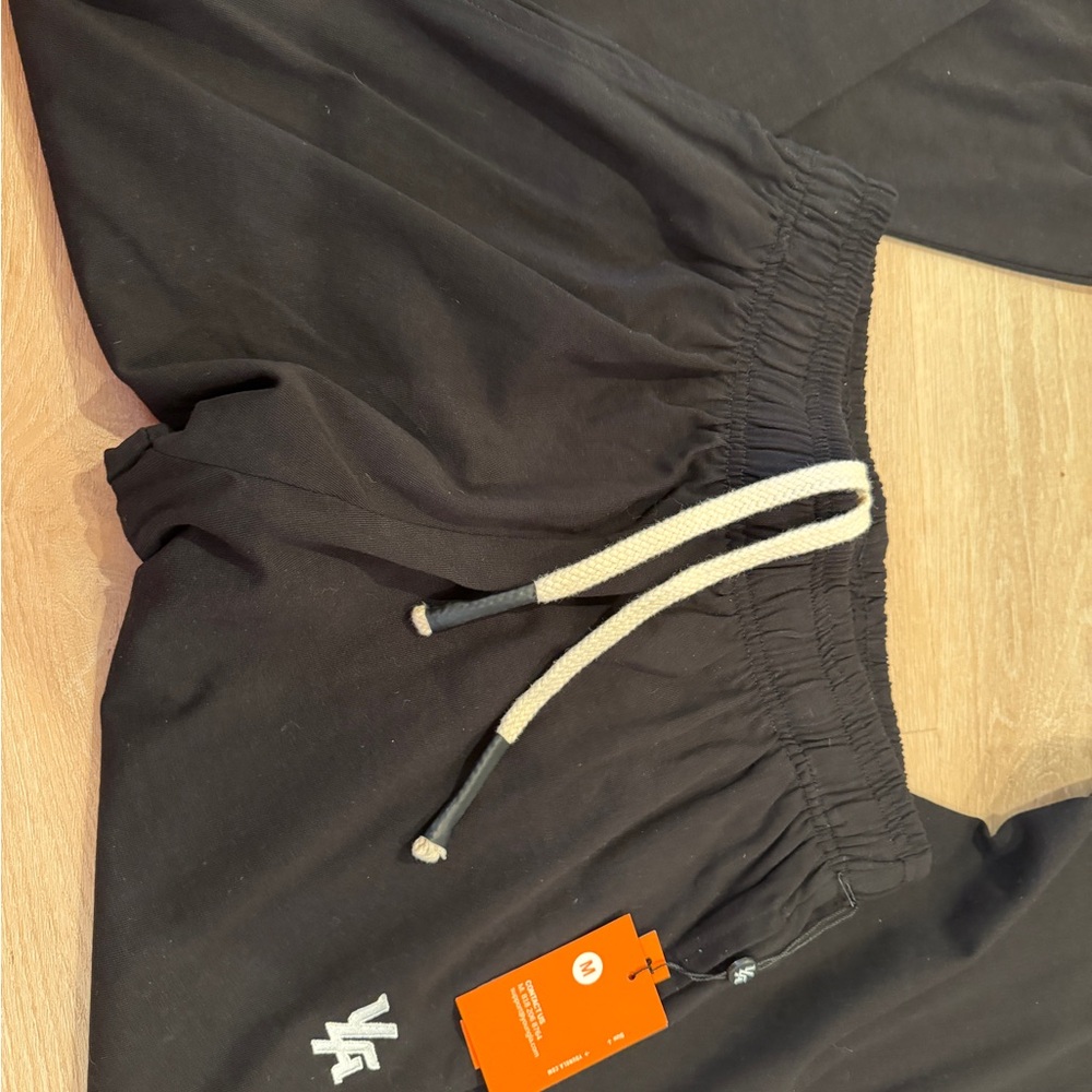 YoungLA Black Kids Jogger Sweatpants with Contrast Drawcord